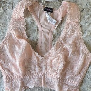 Cosabella Never Say Never Curvie Racie Racer Back Lace Bralette NWT Size XS